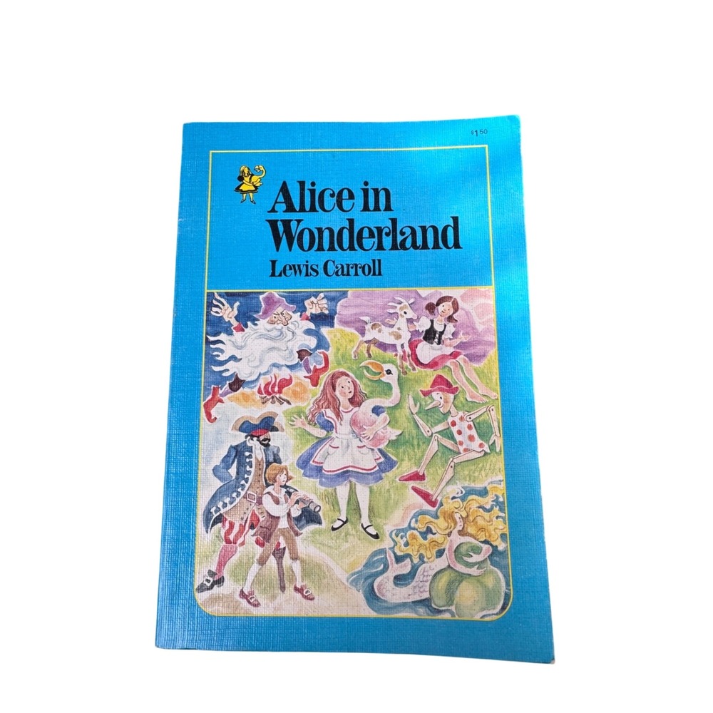 Alice in Wonderland Through the Looking Glass Lewis Carroll 1954 Rand McNally
